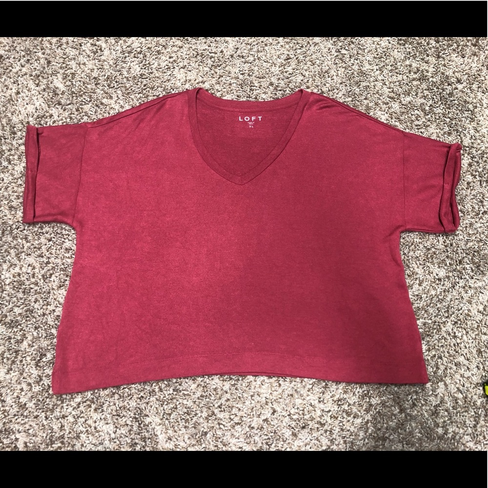 🎀Adorable crop tee from the LOFT🎀